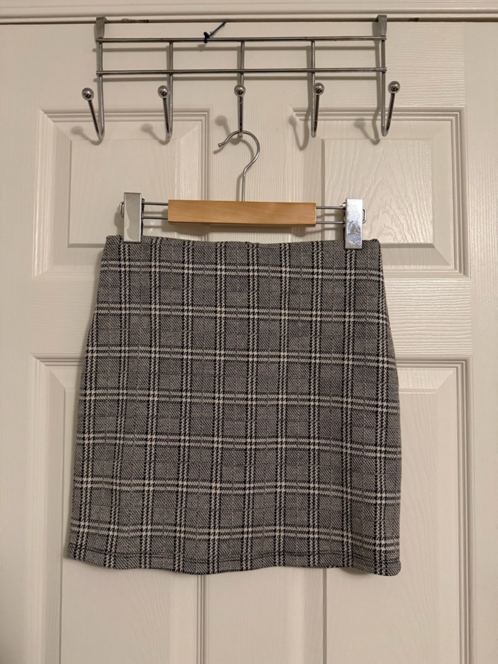 Forever 21 Plaid Mini Skirt - Black & Gray